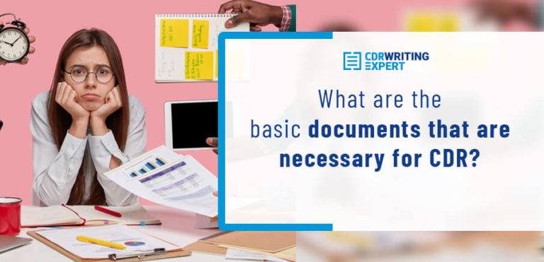 What are the basic documents that are necessary for CDR?
